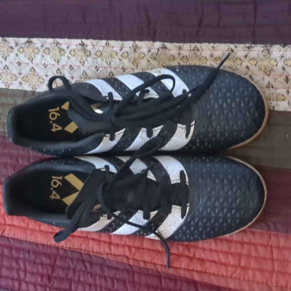 ADIDAS* Ace 16.4 IN ladies/unisex running shoes, rubber sole lace up size 8 - Picture 13 of 16